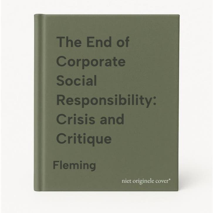 The End of Corporate Social Responsibility: Crisis and, Livres, Langue | Anglais, Envoi