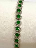 Zonder minimumprijs - Armband Zilver - 2,60ct. tw. Topaas