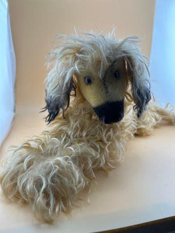 Steiff - Pluche speelgoed Liegender Hund Corso - 1960-1970 -