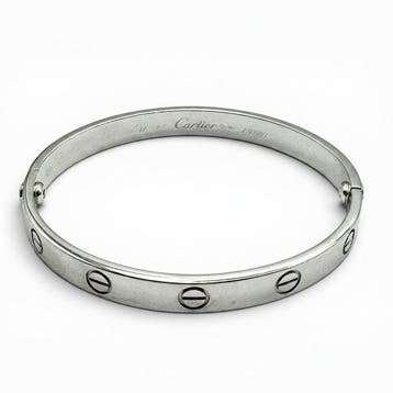 Cartier - Armband - collezione Love - 18 karaat Witgoud, Handtassen en Accessoires, Armbanden, Nieuw