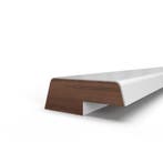 Opdek Glaslat 15x33 mm schuin met sponning 7x16mm-1500 mm, Verzenden