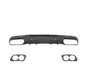 Diffuseur Pour Mercedes W205 Berline Amg 14- Look C43 Noir, Autos : Pièces & Accessoires, Verzenden