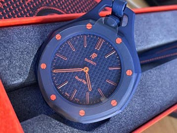 Swatch - Audemars Piguet x Swatch - Royal Pop - Orenji Hachi, Bijoux, Sacs & Beauté, Montres | Hommes