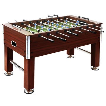 vidaXL Voetbaltafel 60 kg 140x74,5x87,5 cm staal bruin, Huis en Inrichting, Verzenden, Nieuw