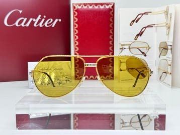 Cartier - Occhiali Vendome Santos Diamond 0,65 Carati -, Nieuw