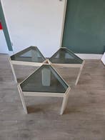 Carlo Cerbaro - Tony Tre - Bijzettafel (3) - Glas, Hout -