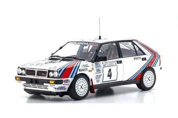 Kyosho 1:18 - Voiture de sport miniature - LANCIA Delta 4WD