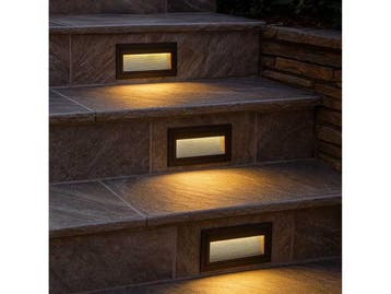 Veiling - 10 x LED Trapverlichting – 6W – 3000K – Rech, Nieuw