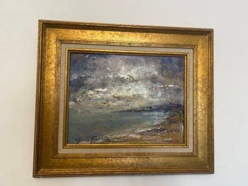 Germaine Francoz (1902-1973) - Bord de la manche
