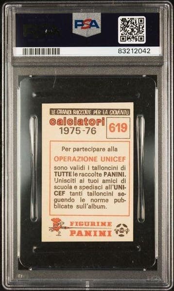 Panini 1975-76 Panini Calciatori Franz Beckenbauer - PSA 7 -, Nieuw