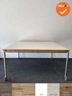 Ahrend - Move-it - verrijdbare vergadertafel 150x150 - bladk, Vergader- of Presentatieruimte, Ophalen of Verzenden, Gebruikt, Tafel