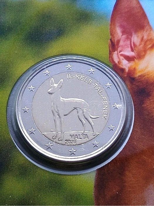 Malta. 2 Euro 2026 Il-Kelb Tal-Fenek + Valletta (2, Postzegels en Munten, Munten | Europa | Niet-Euromunten