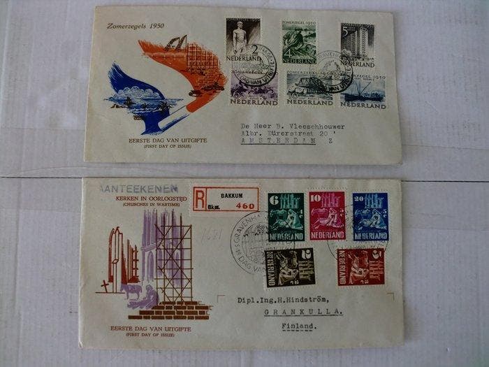 Nederland 1950/2025 - FDC Collectie compleet in 12 Importa, Postzegels en Munten, Postzegels | Nederland