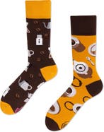 Many Mornings Sokken Koffie maat Maat 39 t/m 42 Heren, Vêtements | Hommes, Chaussettes & Bas, Verzenden