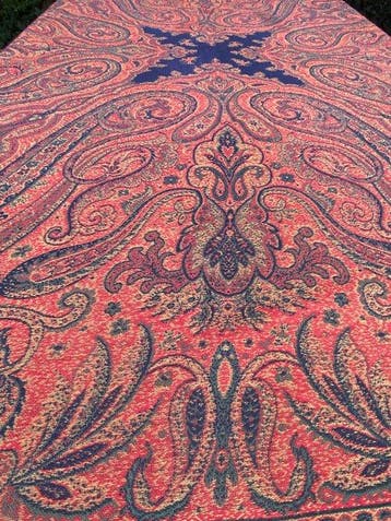 Textiel - 170 cm - 140 cm - Paisley Kashmier Patroon