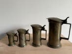 Mesure(s) de liquide (4) - Étain - 1970-1980 - Pichets, Antiquités & Art