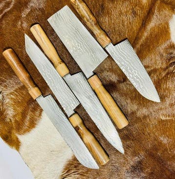 Keukenmes - Kitchen knife set - Buitenkeuken- en