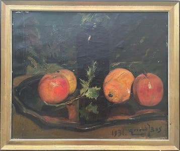 Gerard Jan Bos (1860-1943) - Stilleven met fruit