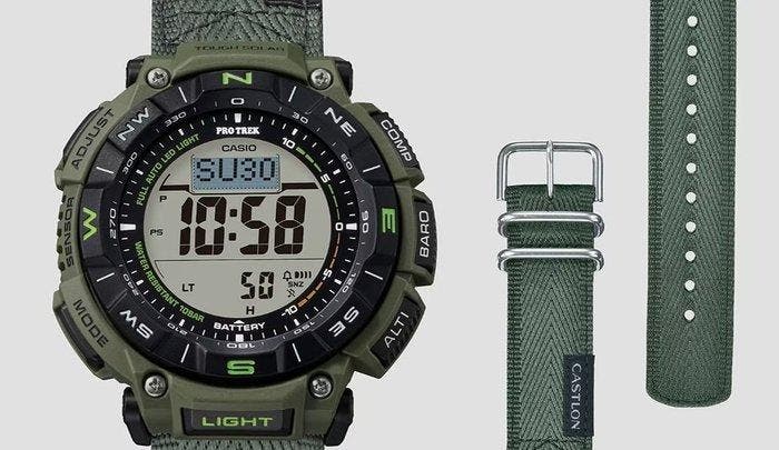 Casio - PRO TREK - Zonder minimumprijs - PRG-340B-3JF -, Bijoux, Sacs & Beauté, Montres | Hommes