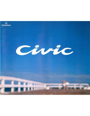 1993 HONDA CIVIC BROCHURE JAPANS, Nieuw