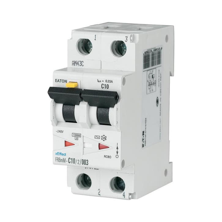 Eaton 2P Rcbo Disjoncteur Différentiel 16A 30mA Type B -, Bricolage & Construction, Électricité & Câbles, Envoi