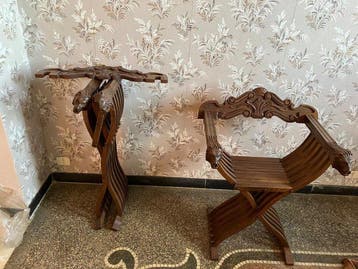 Chaise pliante (2) - Bois