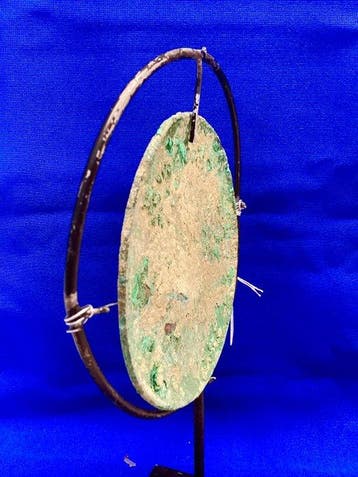 Oud-Romeins Brons Romeinse bronzen spiegel, Antiek en Kunst