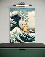 ANDSAL - Pikachu Kanagawa okinami ura  Ukiyo-e Limited, Nieuw