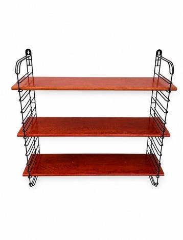 Wandrek - Hout, Metaal - Wandrek Tomado style