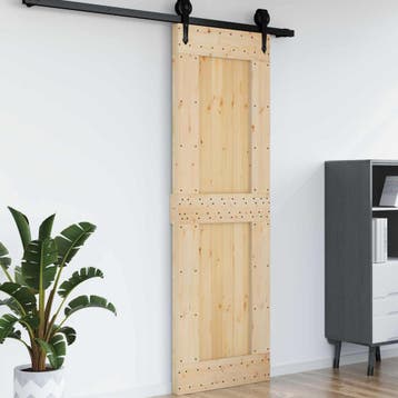 vidaXL Deur NARVIK 70 x 210 cm Massief Pine Hout, Doe-het-zelf en Bouw, Deuren en Vliegenramen, Verzenden, Nieuw