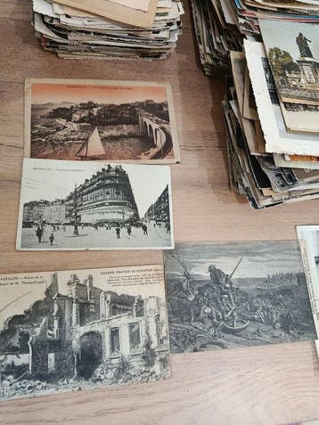 Frankrijk, Tunesië, Italië, Spanje - Stad en Landschap,, Gelopen