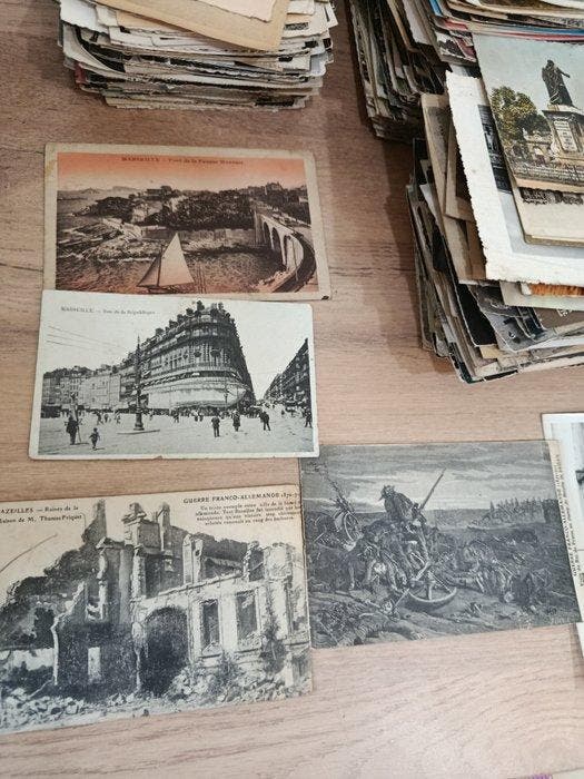 Frankrijk, Tunesië, Italië, Spanje - Stad en Landschap,, Collections, Cartes postales | Étranger