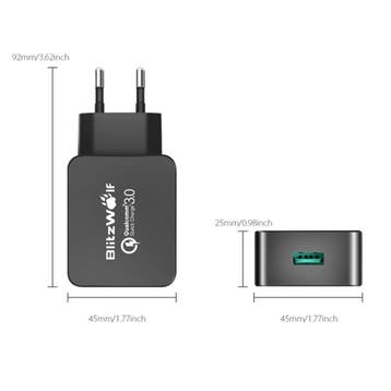 Fast Charge 18W USB Stekkerlader - Quick Charge 3.0 Muur, Verzenden