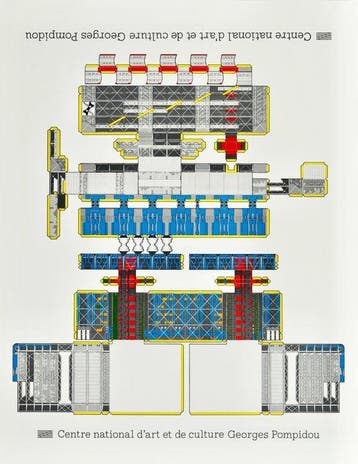 Renzo Piano & Richard Rogers - Centre Georges Pompidou -