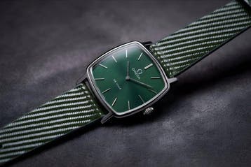 Omega - Vintage De Ville - Emerald Green Dial - TV Case - ST, Nieuw