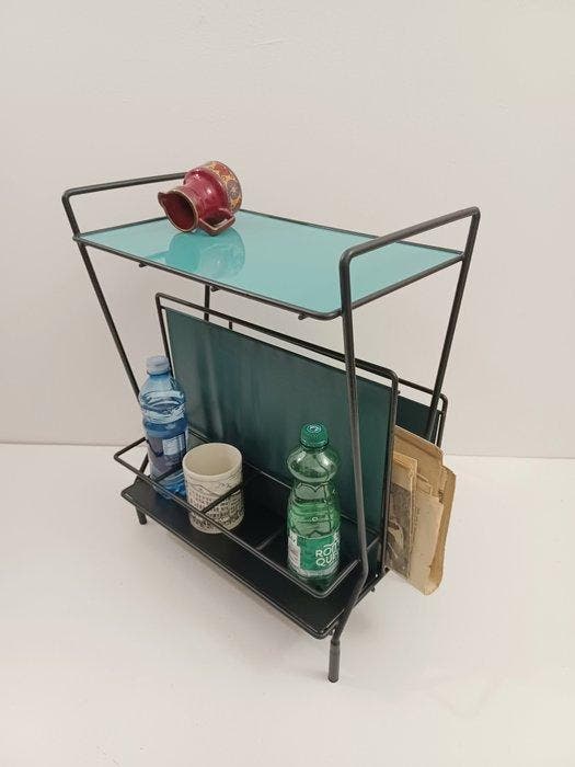Bijzettafel - Metaal, Antiquités & Art, Art | Objets design