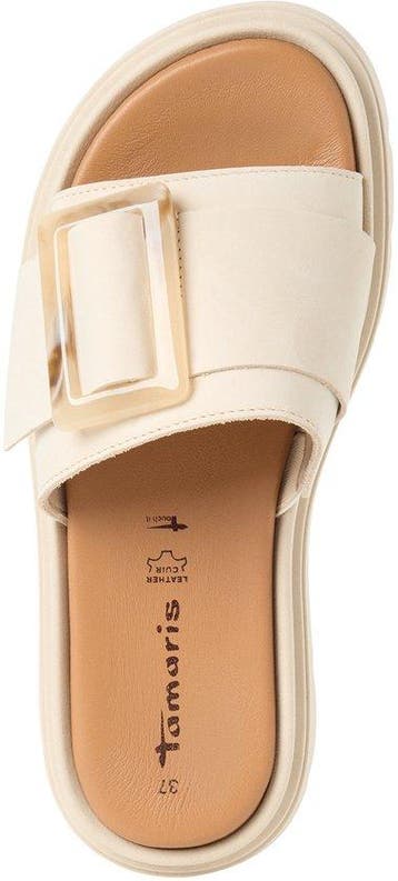 TAMARIS  Maat 38 Core Dames Slippers - BEIGE (Damesschoenen), Verzenden