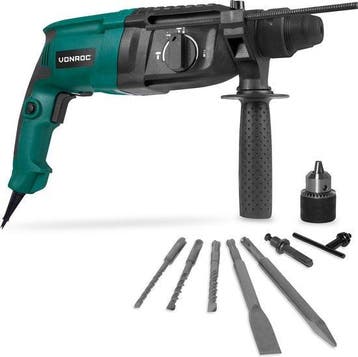 2dekans | VONROC Boorhamer 800W – 3 Joule – SDS plus – 4, Ophalen of Verzenden, Nieuw