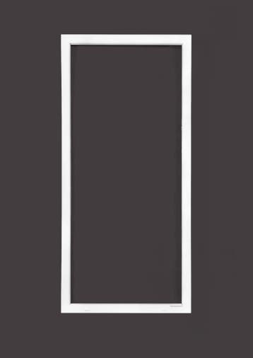 PVC Kunststof Vast raam Kozijn B100xH215cm. In voorraad!, Gevelraam of Ruit, 80 tot 120 cm, Nieuw, Dubbelglas