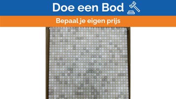 Bieden: High-Quality Bisazza Glass Mosaic Tiles for Marine, Ophalen of Verzenden