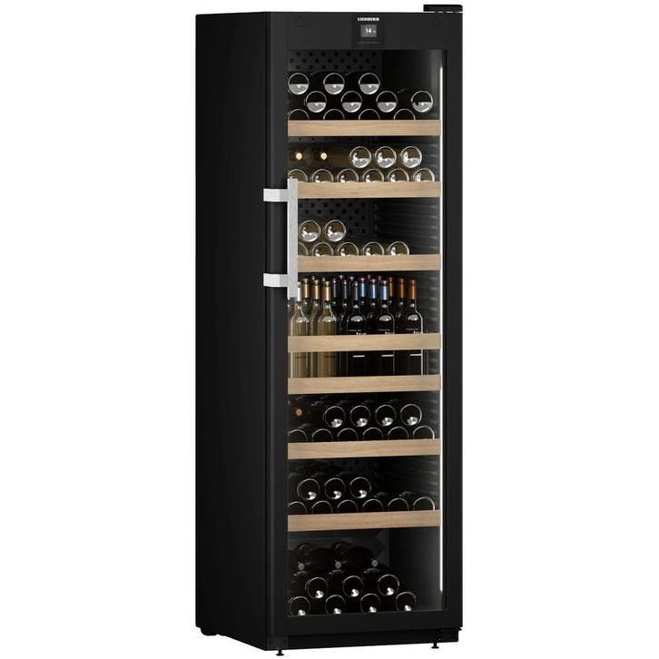 Wijnkoelkast | PERFECTION | 188x 75cl | Zwart | 1 Zone |, Articles professionnels, Horeca | Équipement de cuisine, Envoi