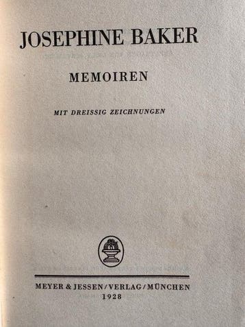Joséphine Baker / Paul Colin - Joséphine Baker – Memoiren –
