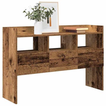 vidaXL Dressoir 105x30x70 cm bewerkt hout oud houtkleurig, Huis en Inrichting, Kasten | Dressoirs, Verzenden, Nieuw