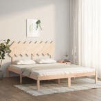 vidaXL Bedframe massief hout 160x200 cm, Verzenden, Nieuw