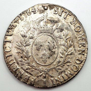 Frankrijk. Louis XVI (1774-1792). Écu aux branches dolivier
