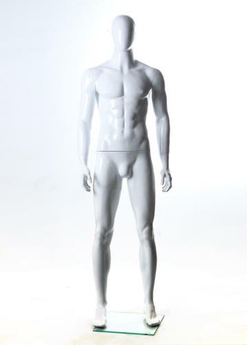 *TIP*  Faceless etalagepop heer glossy wit GMW2, Ophalen of Verzenden