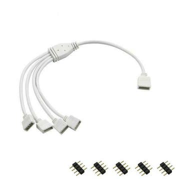 LED Strip RGB splitter kabel in 4 delen, Huis en Inrichting, Ophalen of Verzenden, Nieuw