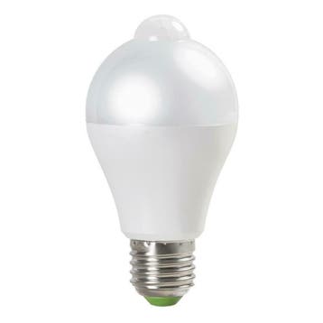 LED lamp E27 12W met bewegingssensor 220V Warm Wit Exclusief, Verzenden, Nieuw, E27 (groot)