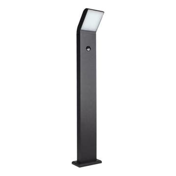Moderne zwarte tuinpaal 12 watt sensor 80 cm E27 fitting, Overige materialen, Verzenden, Nieuw, Netvoeding