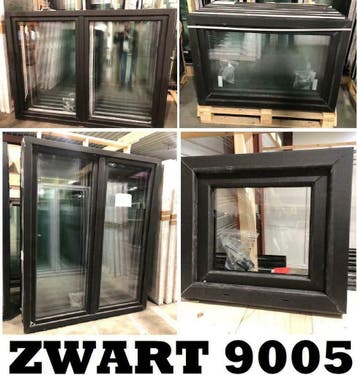 Kunststof kozijnen, draaikiepraam, vast raam, pvc deur, raam, Glas, Schuifdeur, Nieuw, Ophalen of Verzenden